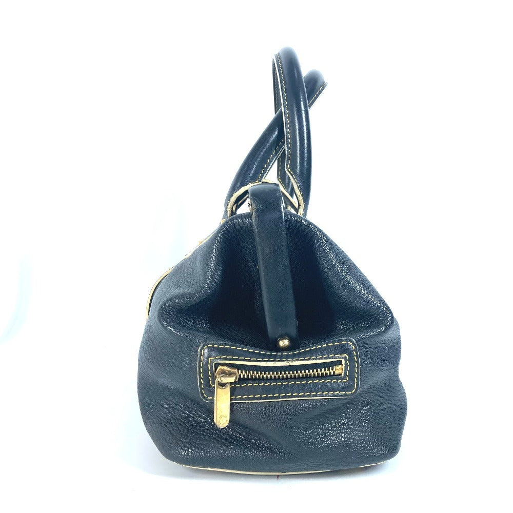 LOUIS VUITTON Handbag M91805 Suhari leather black Suhari Angenieux PM Studs Women Used Authentic