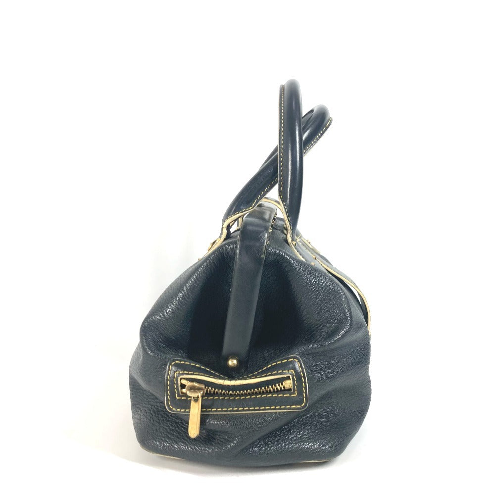 LOUIS VUITTON Handbag M91805 Suhari leather black Suhari Angenieux PM Studs Women Used Authentic