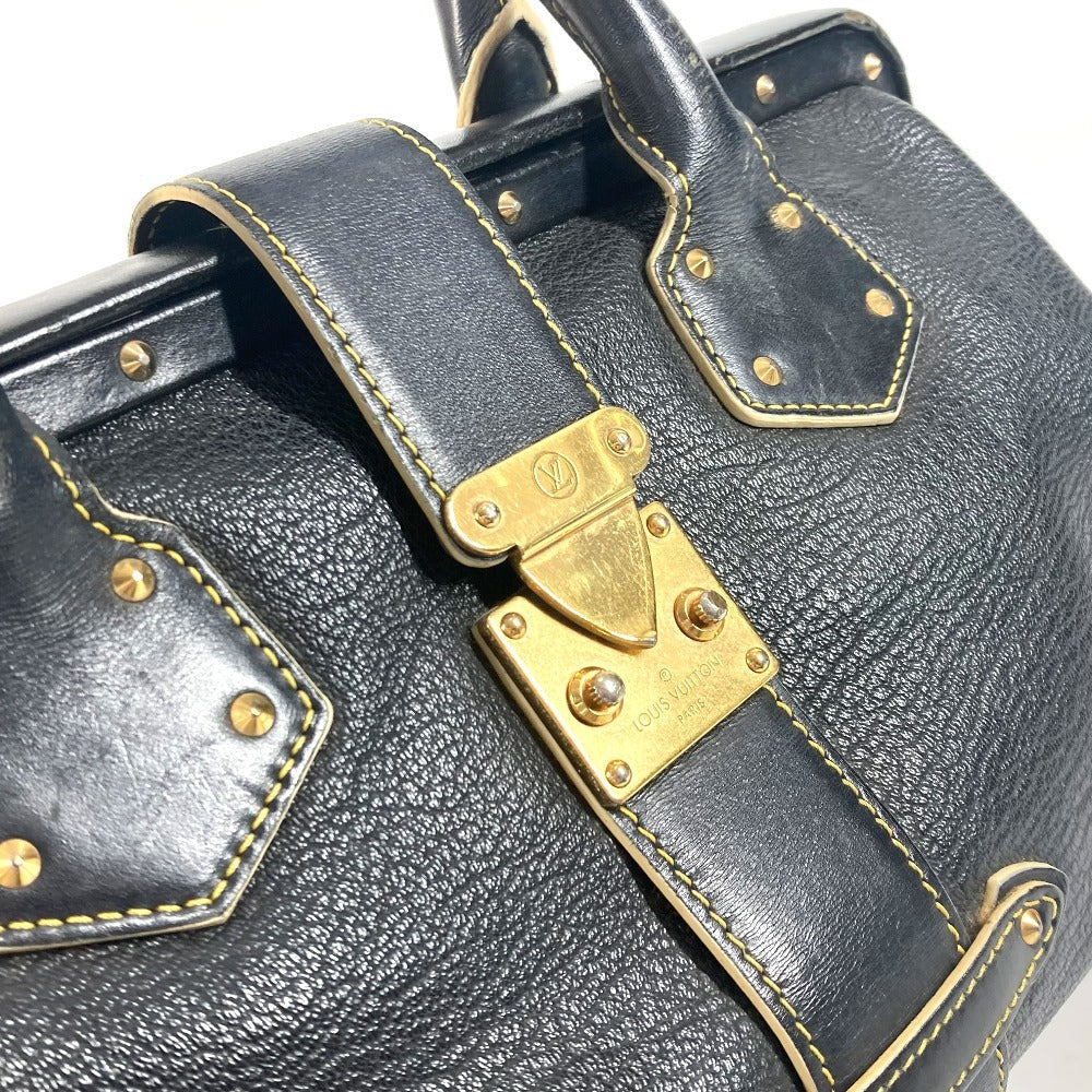 LOUIS VUITTON Handbag M91805 Suhari leather black Suhari Angenieux PM Studs Women Used Authentic