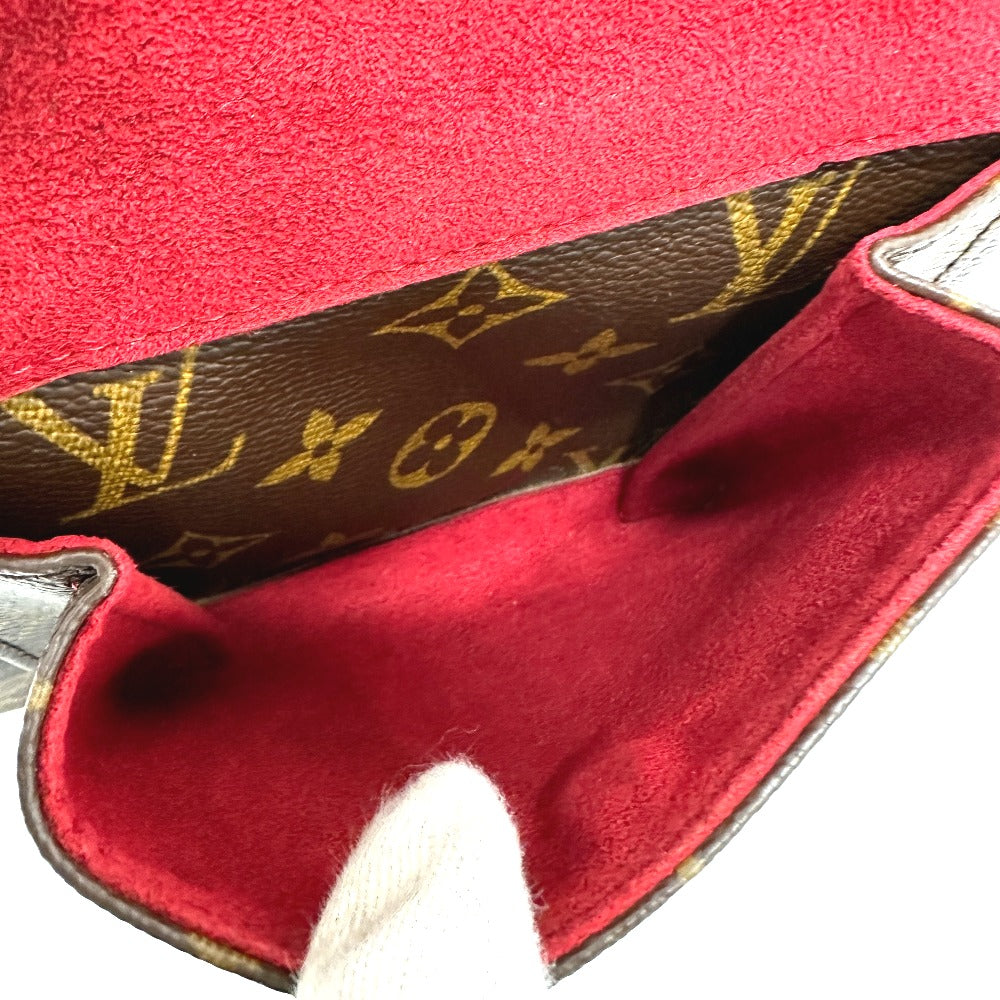 LOUIS VUITTON Shoulder Bag M51165 Monogram canvas Brown Vivasite PM Women Used Authentic