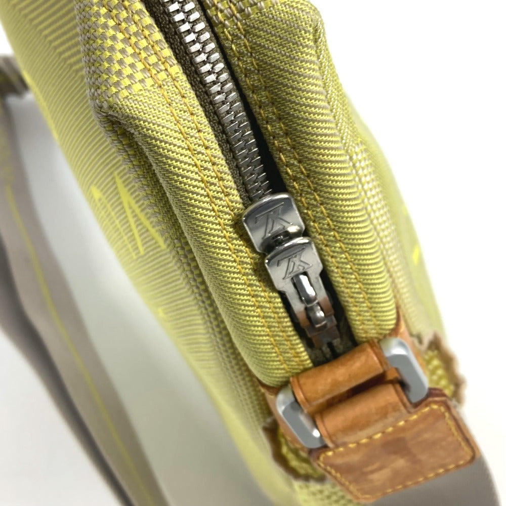 LOUIS VUITTON Shoulder Bag M80636 Nylon canvas yellow Damier Jean Weatherly unisex(Unisex) Used Authentic