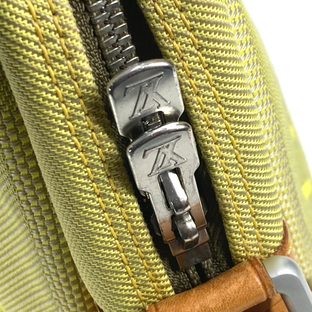 LOUIS VUITTON Shoulder Bag M80636 Nylon canvas yellow Damier Jean Weatherly unisex(Unisex) Used Authentic