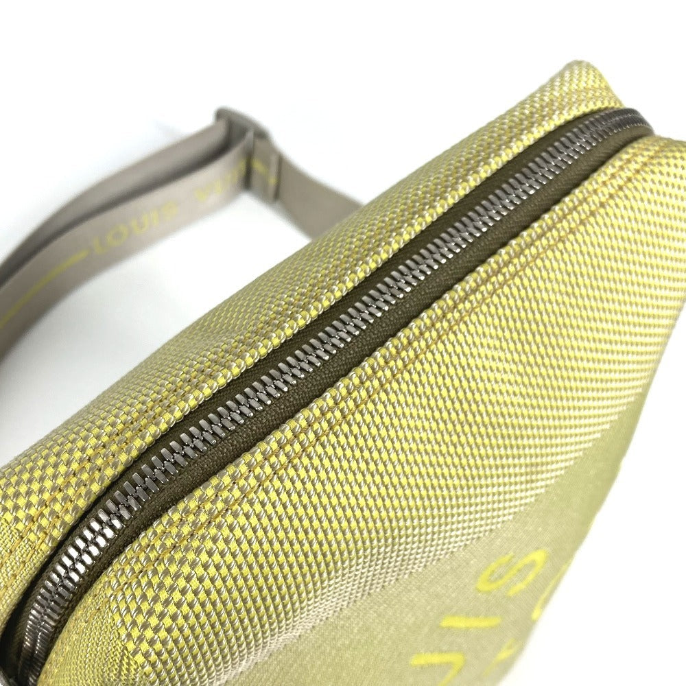 LOUIS VUITTON Shoulder Bag M80636 Nylon canvas yellow Damier Jean Weatherly unisex(Unisex) Used Authentic