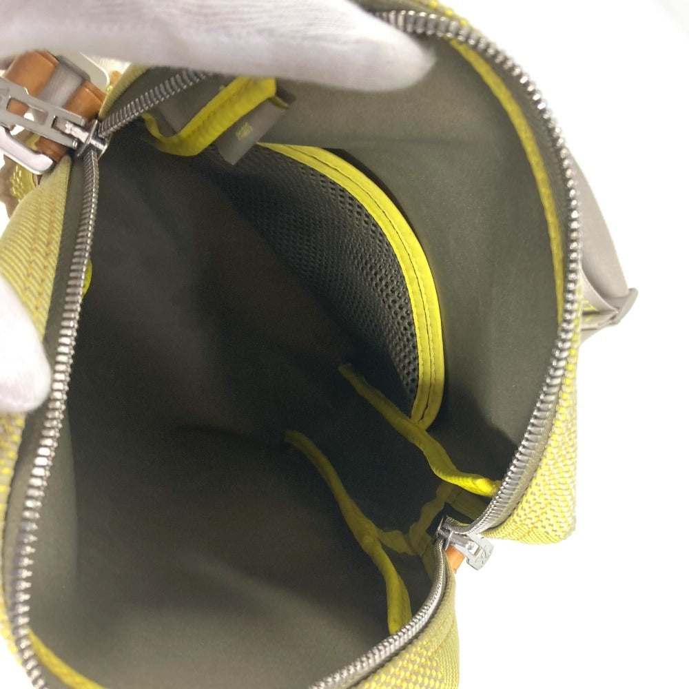 LOUIS VUITTON Shoulder Bag M80636 Nylon canvas yellow Damier Jean Weatherly unisex(Unisex) Used Authentic