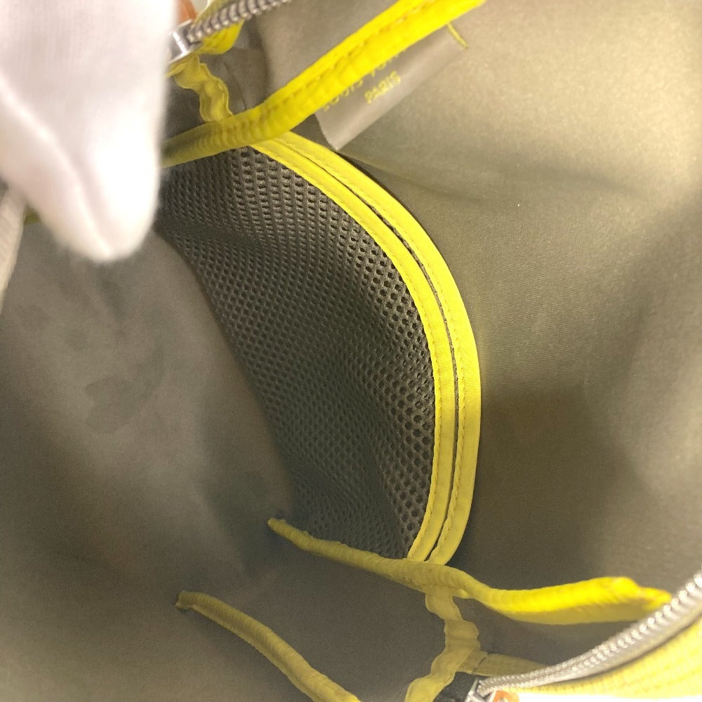LOUIS VUITTON Shoulder Bag M80636 Nylon canvas yellow Damier Jean Weatherly unisex(Unisex) Used Authentic