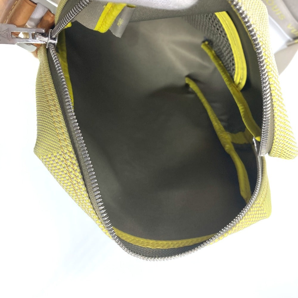LOUIS VUITTON Shoulder Bag M80636 Nylon canvas yellow Damier Jean Weatherly unisex(Unisex) Used Authentic