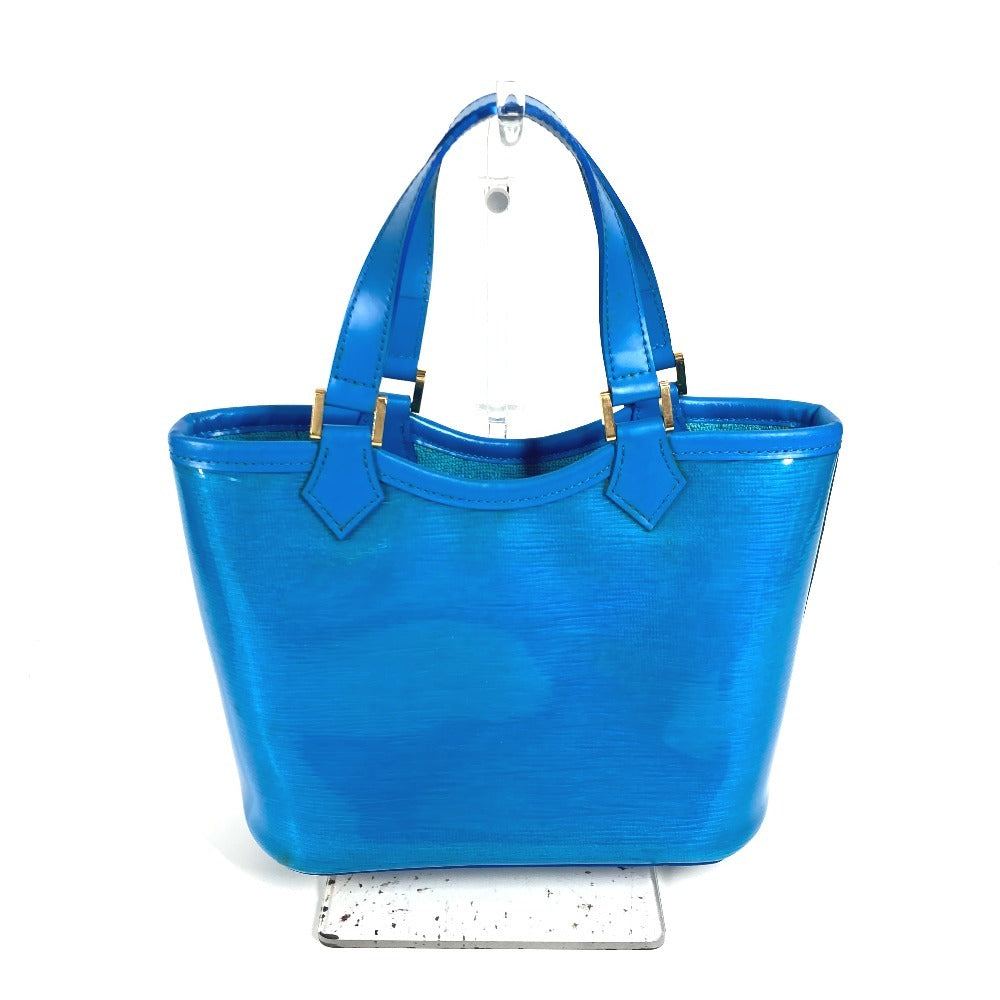 LOUIS VUITTON Handbag M92472 Plastics, Leather blue Epiplage Mini lagoon bay Women Used Authentic