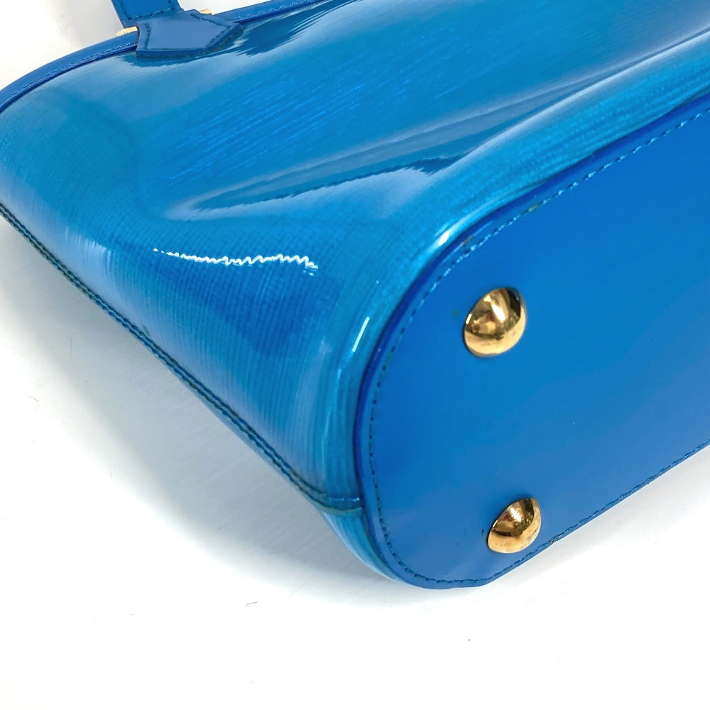 LOUIS VUITTON Handbag M92472 Plastics, Leather blue Epiplage Mini lagoon bay Women Used Authentic