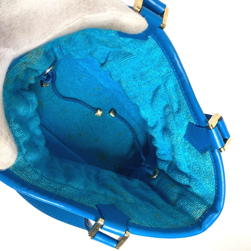 LOUIS VUITTON Handbag M92472 Plastics, Leather blue Epiplage Mini lagoon bay Women Used Authentic