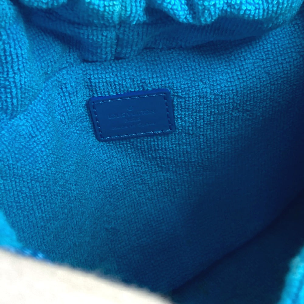 LOUIS VUITTON Handbag M92472 Plastics, Leather blue Epiplage Mini lagoon bay Women Used Authentic