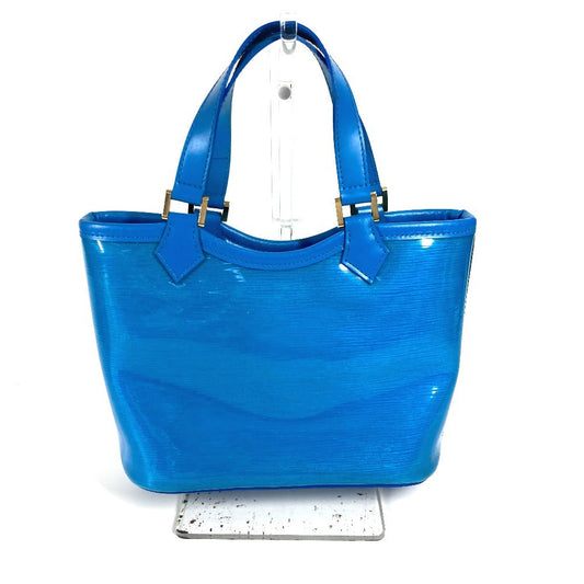 LOUIS VUITTON Handbag M92472 Plastics, Leather blue Epiplage Mini lagoon bay Women Used Authentic