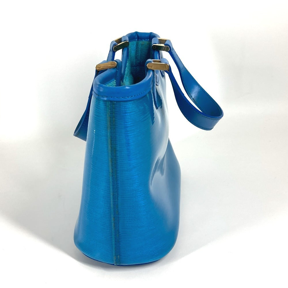 LOUIS VUITTON Handbag M92472 Plastics, Leather blue Epiplage Mini lagoon bay Women Used Authentic