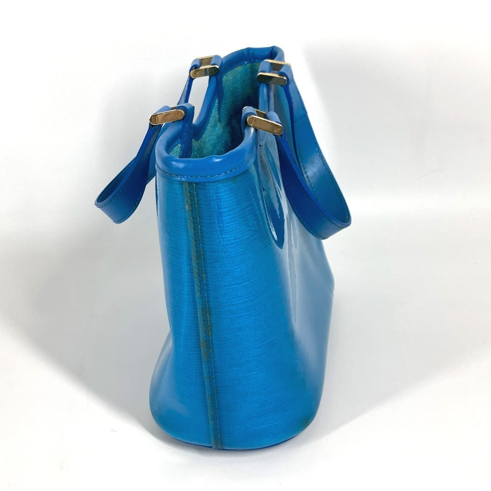 LOUIS VUITTON Handbag M92472 Plastics, Leather blue Epiplage Mini lagoon bay Women Used Authentic