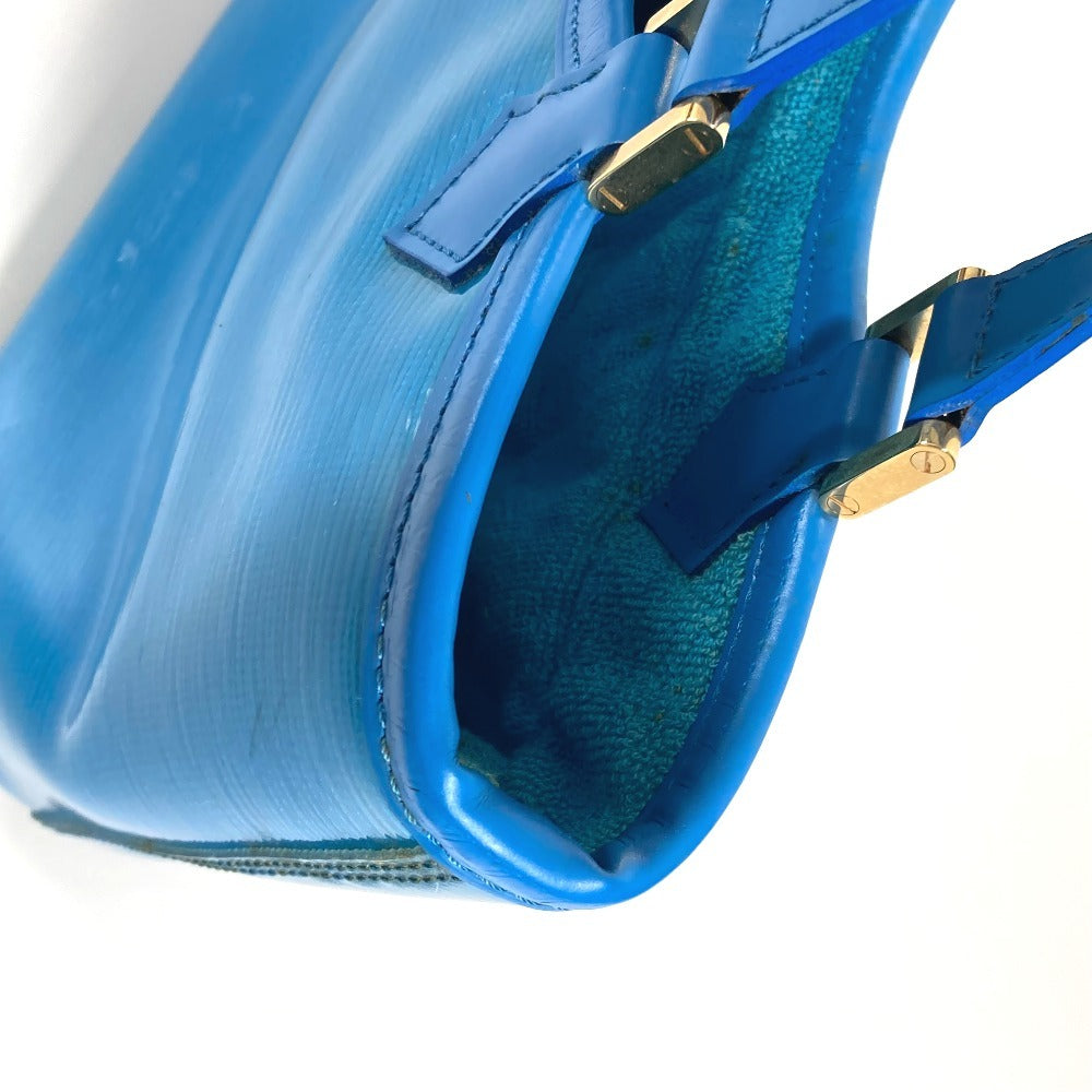 LOUIS VUITTON Handbag M92472 Plastics, Leather blue Epiplage Mini lagoon bay Women Used Authentic