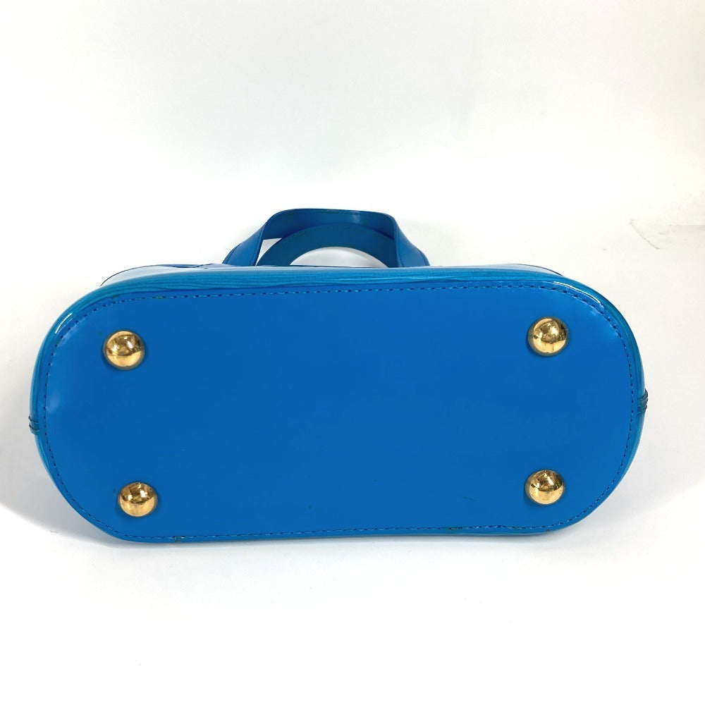 LOUIS VUITTON Handbag M92472 Plastics, Leather blue Epiplage Mini lagoon bay Women Used Authentic