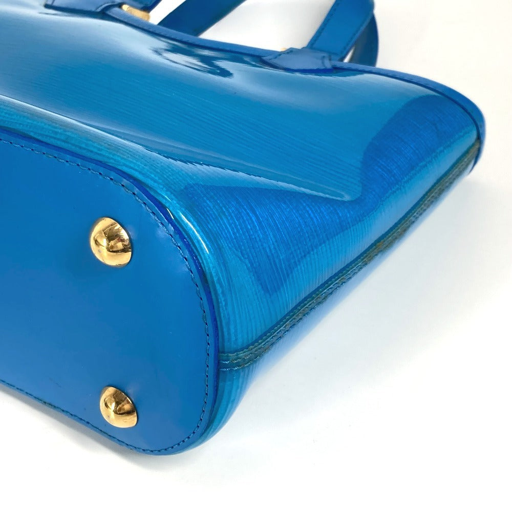 LOUIS VUITTON Handbag M92472 Plastics, Leather blue Epiplage Mini lagoon bay Women Used Authentic