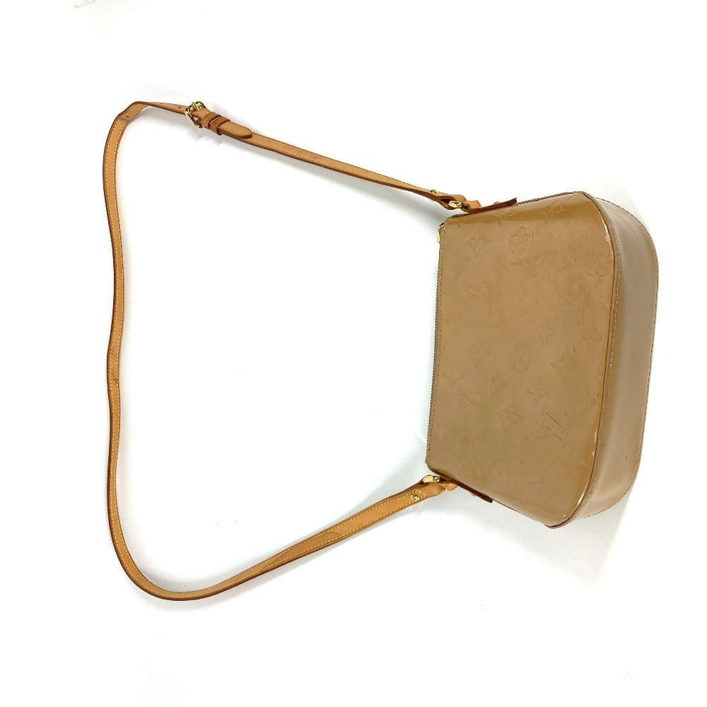 LOUIS VUITTON Shoulder Bag M91508 Monogram Vernis beige Monogram Vernis Minna Street Women Used Authentic