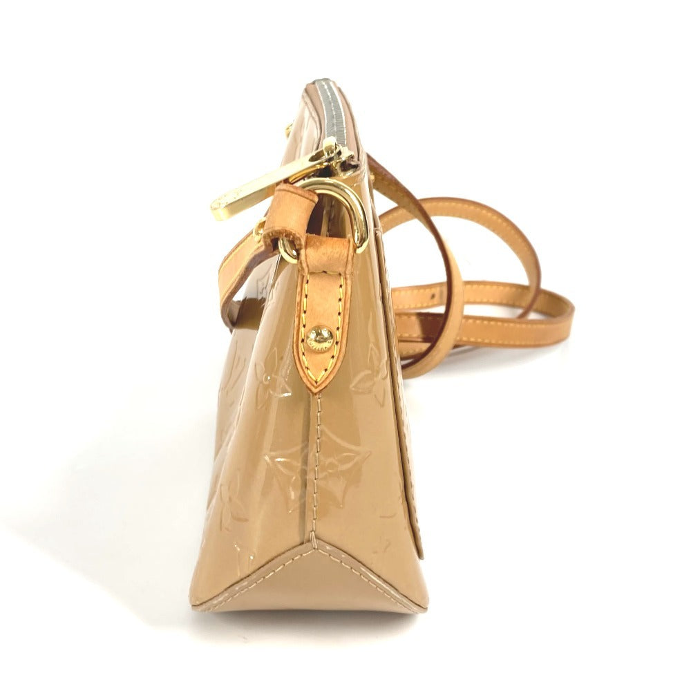 LOUIS VUITTON Shoulder Bag M91508 Monogram Vernis beige Monogram Vernis Minna Street Women Used Authentic