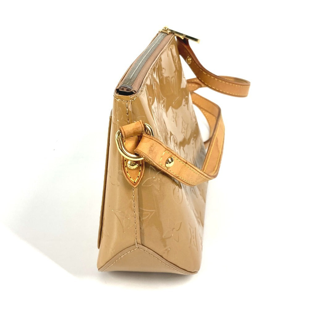 LOUIS VUITTON Shoulder Bag M91508 Monogram Vernis beige Monogram Vernis Minna Street Women Used Authentic