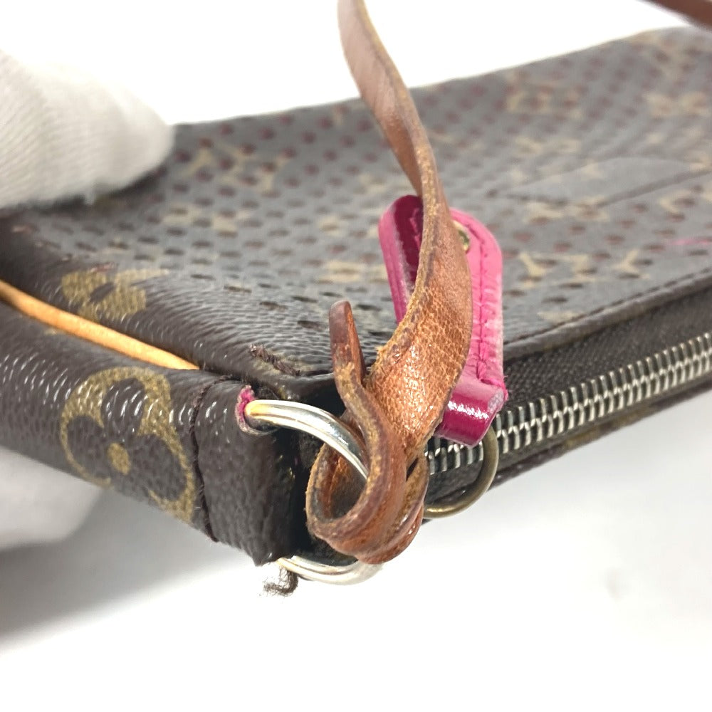 LOUIS VUITTON Shoulder Bag M95183 Monogram canvas pink Monogram Perfo Pochette Accessories Women Used Authentic