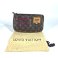 LOUIS VUITTON Shoulder Bag M95183 Monogram canvas pink Monogram Perfo Pochette Accessories Women Used Authentic