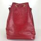LOUIS VUITTON Shoulder Bag M44007 Epi Leather Red Epi Noe Women Used Authentic