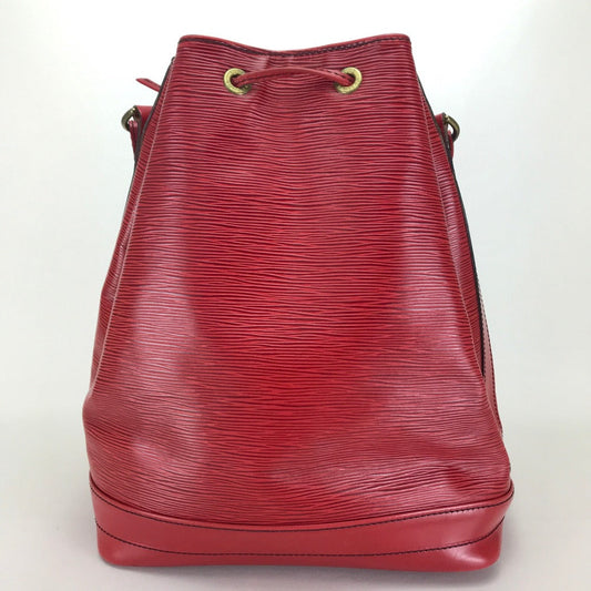 LOUIS VUITTON Shoulder Bag M44007 Epi Leather Red Epi Noe Women Used Authentic