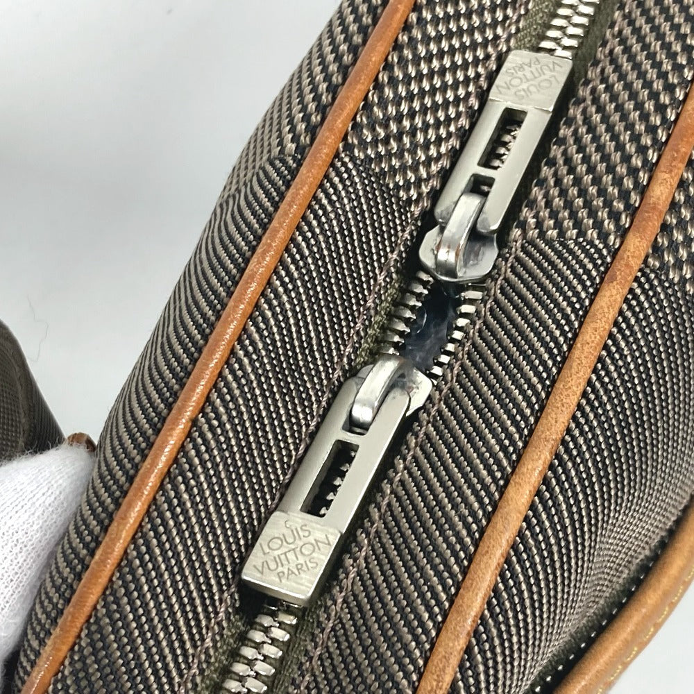 LOUIS VUITTON Sling bag M93619 Damier Jean Canvas khaki Damier Jean Acrobat unisex(Unisex) Used Authentic