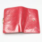 LOUIS VUITTON Bifold Wallet M9141F Monogram Vernis pink Porto Monet Bie Vienova Vernis Gamaguchi Wallet With card pocket Women Used Authentic