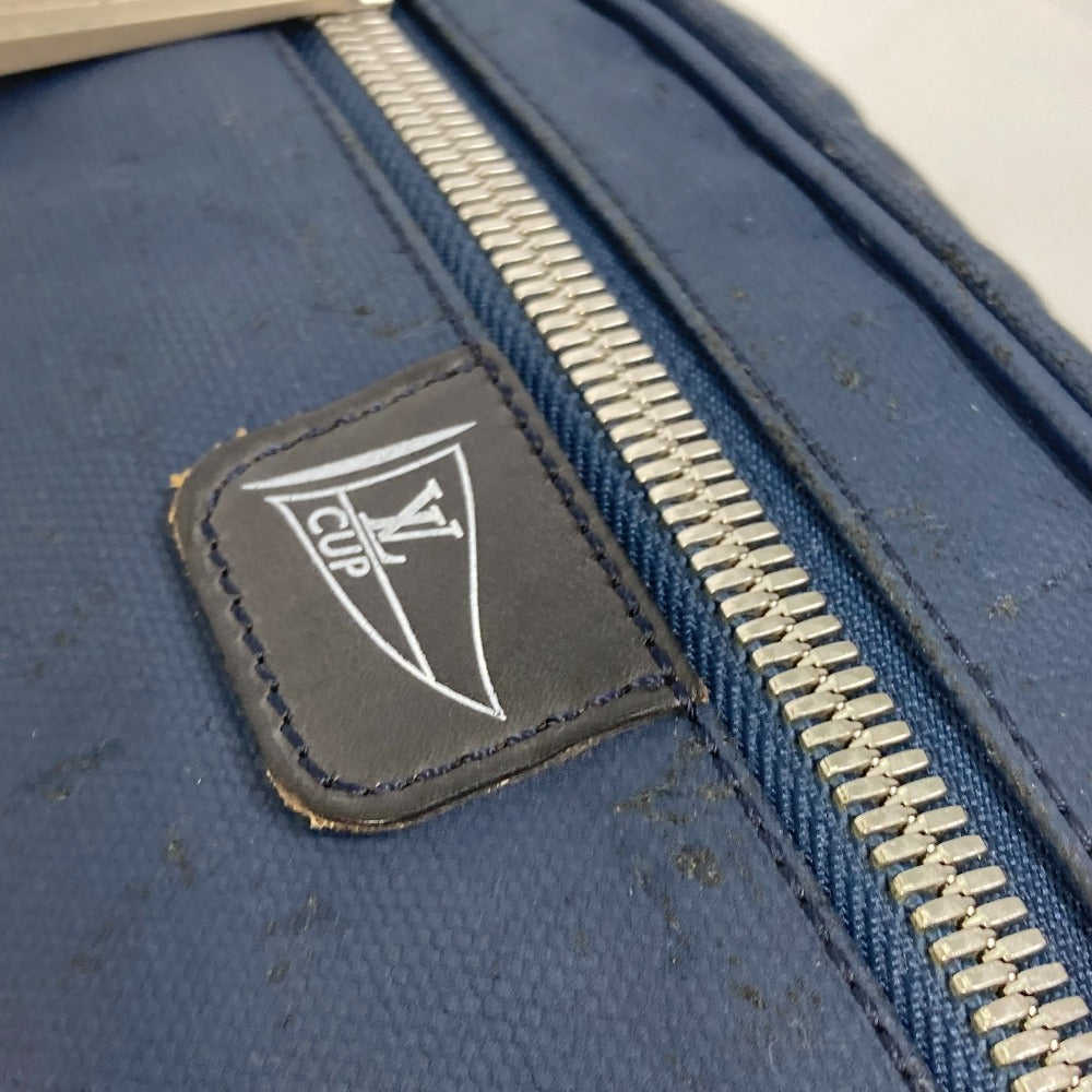 LOUIS VUITTON Sling bag M80706 Nylon canvas blue LV cup Mizenu mens Used Authentic
