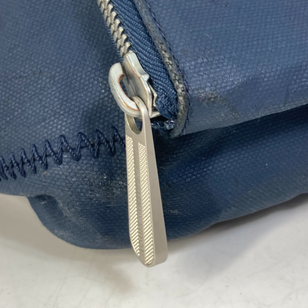 LOUIS VUITTON Sling bag M80706 Nylon canvas blue LV cup Mizenu mens Used Authentic