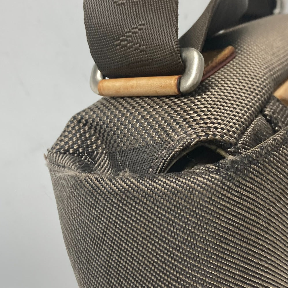 LOUIS VUITTON Shoulder Bag M93030 Damier Jean Canvas khaki Damier Jean Messager mens Used Authentic