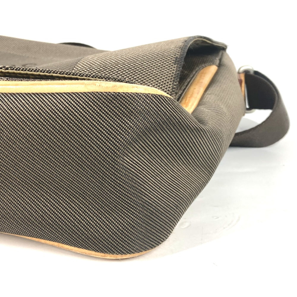 LOUIS VUITTON Shoulder Bag M93030 Damier Jean Canvas khaki Damier Jean Messager mens Used Authentic