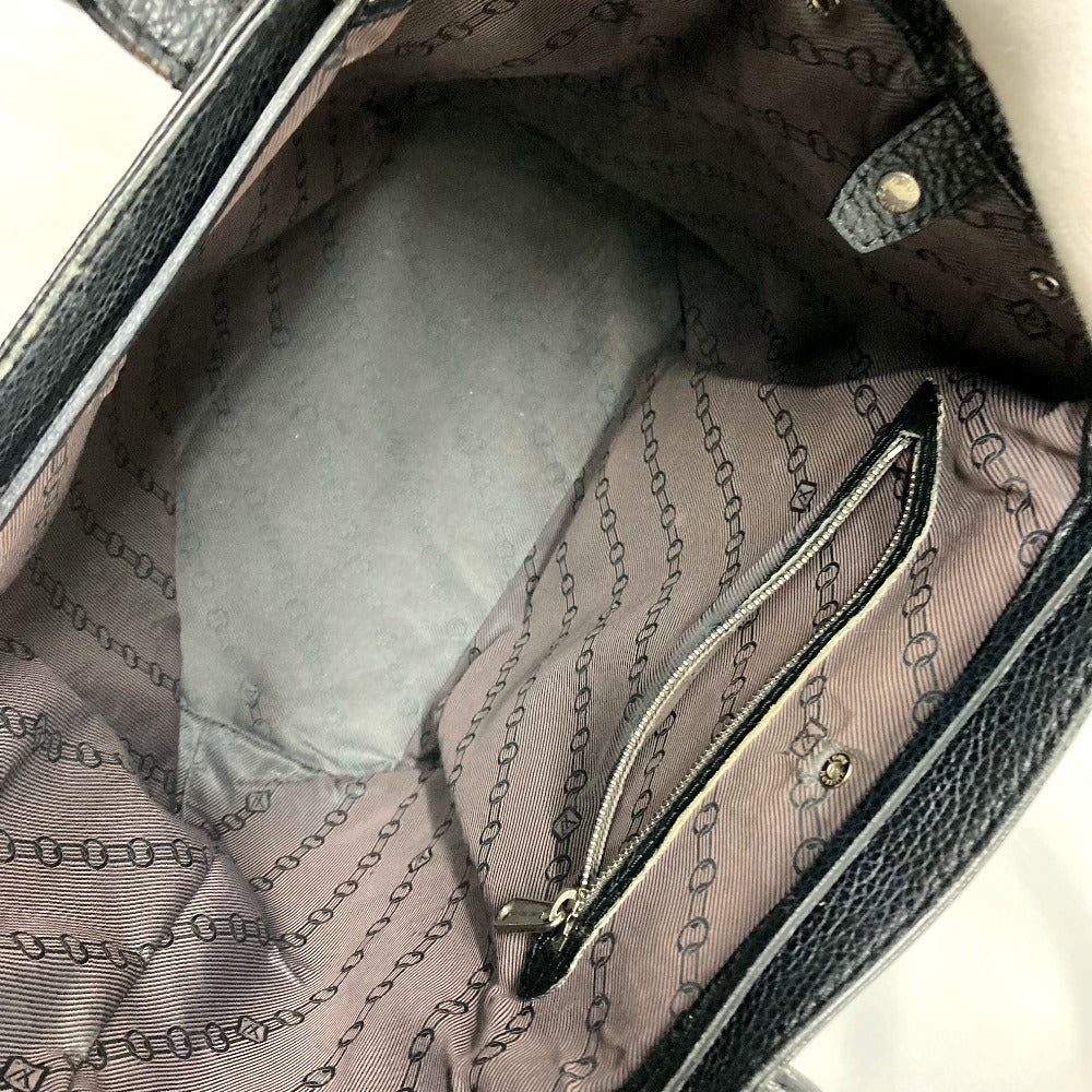LOUIS VUITTON Tote Bag M95252 leather black Tobago T & B Women Used Authentic