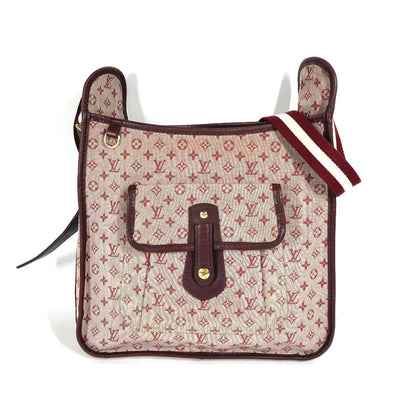 LOUIS VUITTON Shoulder Bag M92321 Monogram mini canvas Red Monogram mini Buzas Marie Kate Women Used Authentic