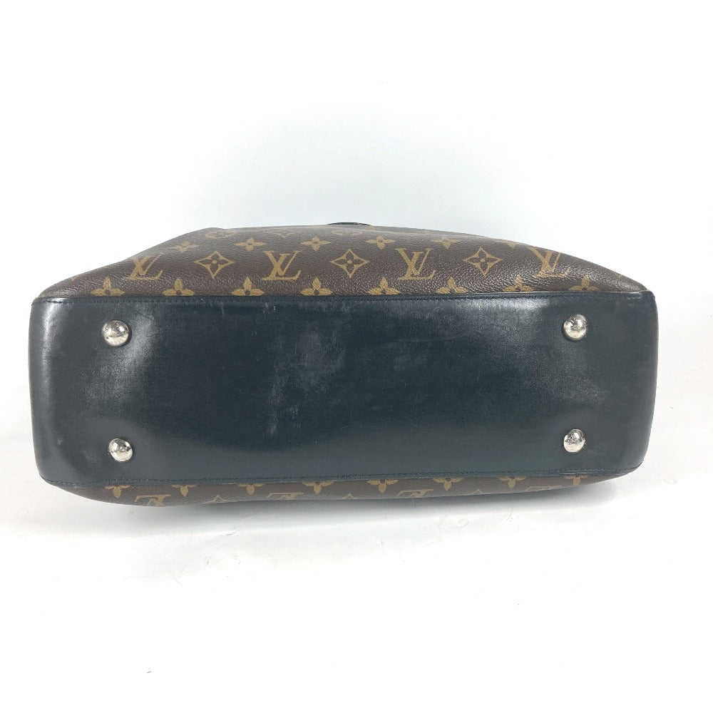 LOUIS VUITTON Tote Bag M56708 Monogram macacer canvas Brown Monogram macacer Davis mens Used Authentic