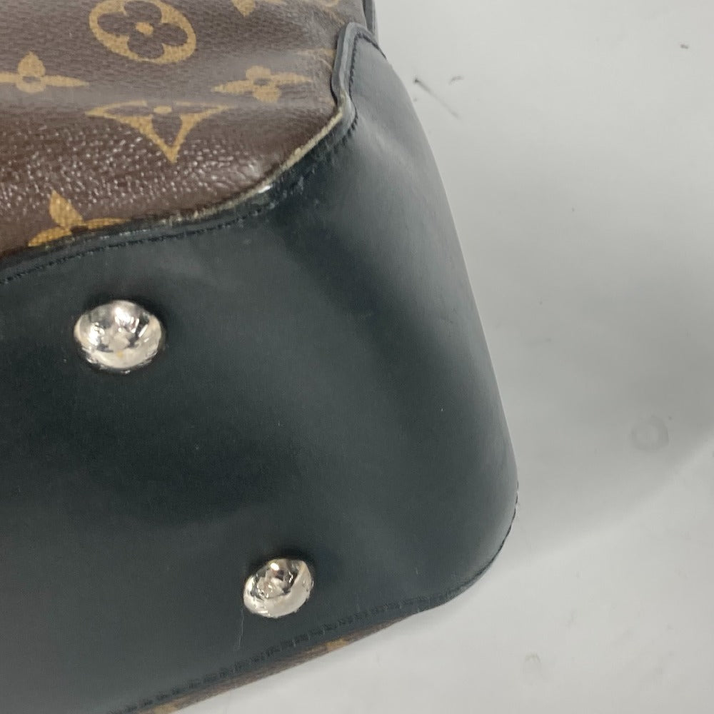 LOUIS VUITTON Tote Bag M56708 Monogram macacer canvas Brown Monogram macacer Davis mens Used Authentic