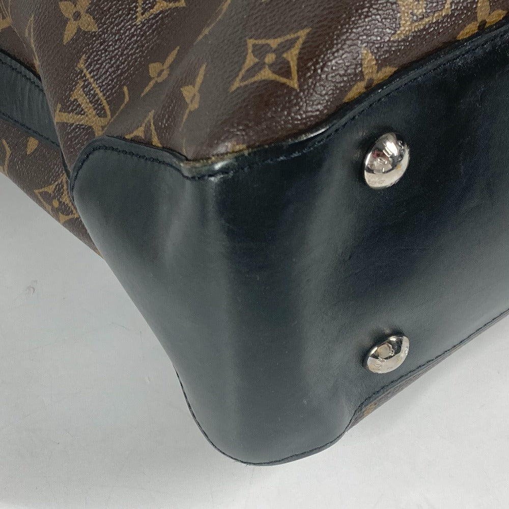 LOUIS VUITTON Tote Bag M56708 Monogram macacer canvas Brown Monogram macacer Davis mens Used Authentic