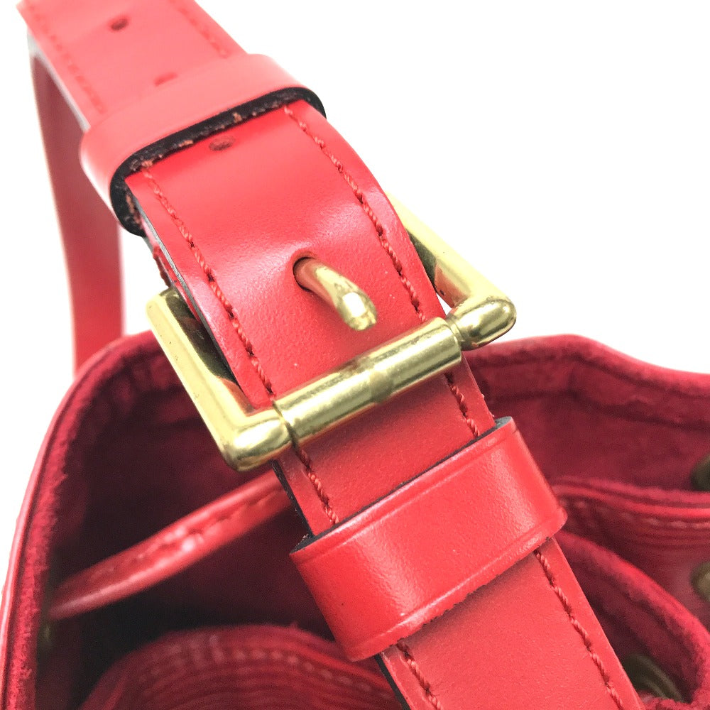 LOUIS VUITTON Shoulder Bag M44107 Epi Leather Red Epi Petit Noe Women Used Authentic