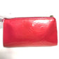 LOUIS VUITTON Pouch M93647 Patent leather pink Monogram Vernis Truth cosmetic Women Used Authentic