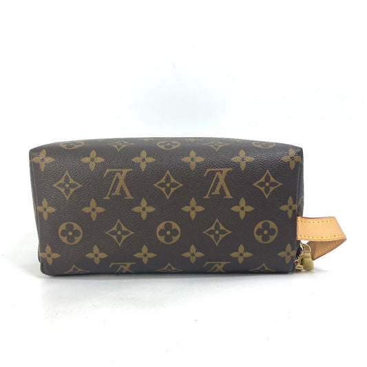 LOUIS VUITTON Pouch M47925 Monogram canvas Brown 6-piece set Monogram shoe maintenance set mens Used Authentic