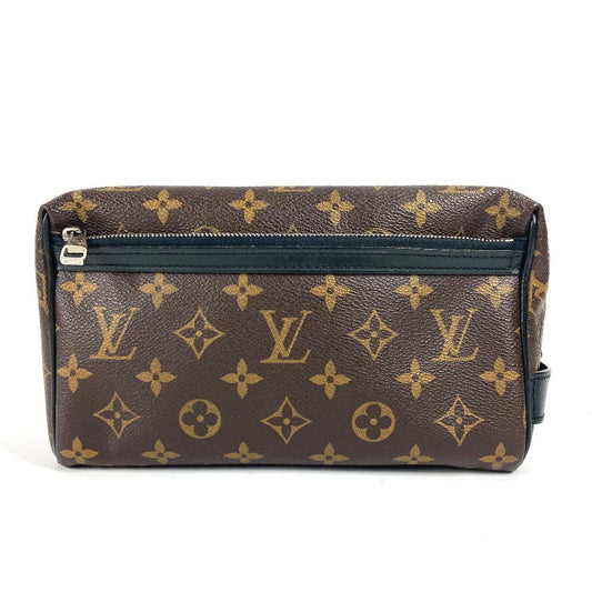 LOUIS VUITTON business bag M40378 Monogram macacer canvas Brown Monogram macacer truth toilette mens Used Authentic