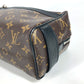 LOUIS VUITTON business bag M40378 Monogram macacer canvas Brown Monogram macacer truth toilette mens Used Authentic