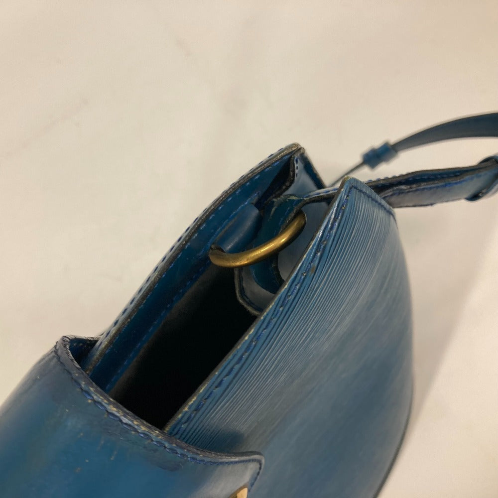 LOUIS VUITTON Shoulder Bag M52255 Epi Leather blue Epi Cluny PM Women Used Authentic