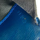 LOUIS VUITTON Shoulder Bag M52255 Epi Leather blue Epi Cluny PM Women Used Authentic
