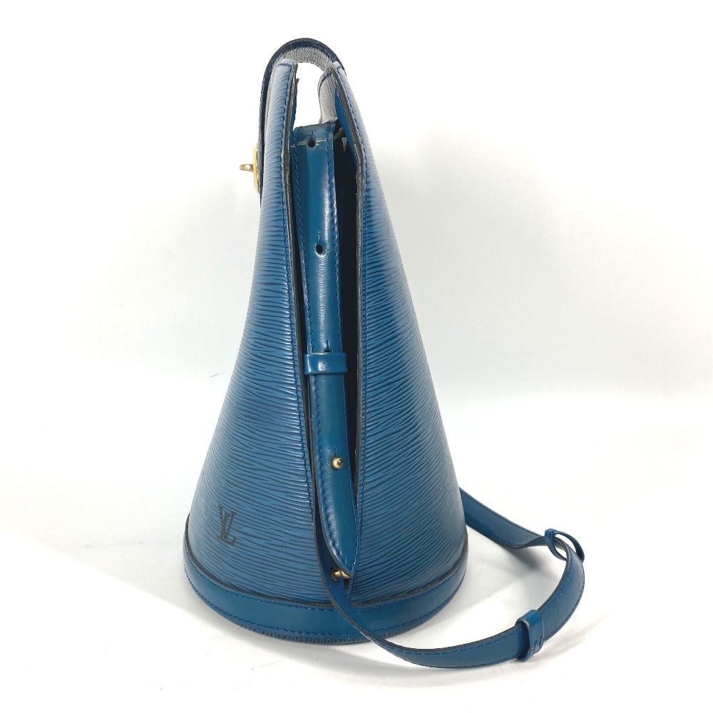 LOUIS VUITTON Shoulder Bag M52255 Epi Leather blue Epi Cluny PM Women Used Authentic