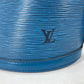 LOUIS VUITTON Shoulder Bag M52255 Epi Leather blue Epi Cluny PM Women Used Authentic