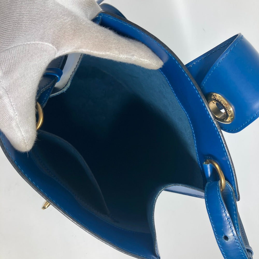 LOUIS VUITTON Shoulder Bag M52255 Epi Leather blue Epi Cluny Women Used Authentic