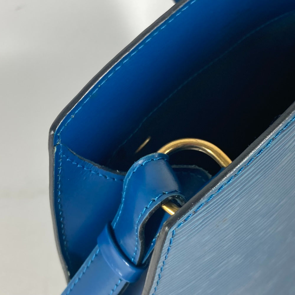 LOUIS VUITTON Shoulder Bag M52255 Epi Leather blue Epi Cluny Women Used Authentic
