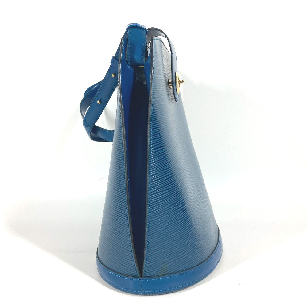 LOUIS VUITTON Shoulder Bag M52255 Epi Leather blue Epi Cluny Women Used Authentic